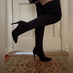 Fashion Nova Thigh-High Heels